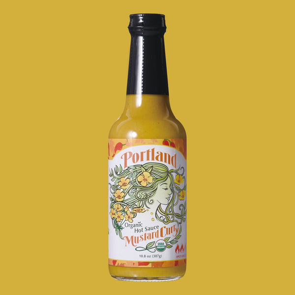 Portlandia's Organic Hot Sauce Mustard Curry 10.8 oz (307g)
