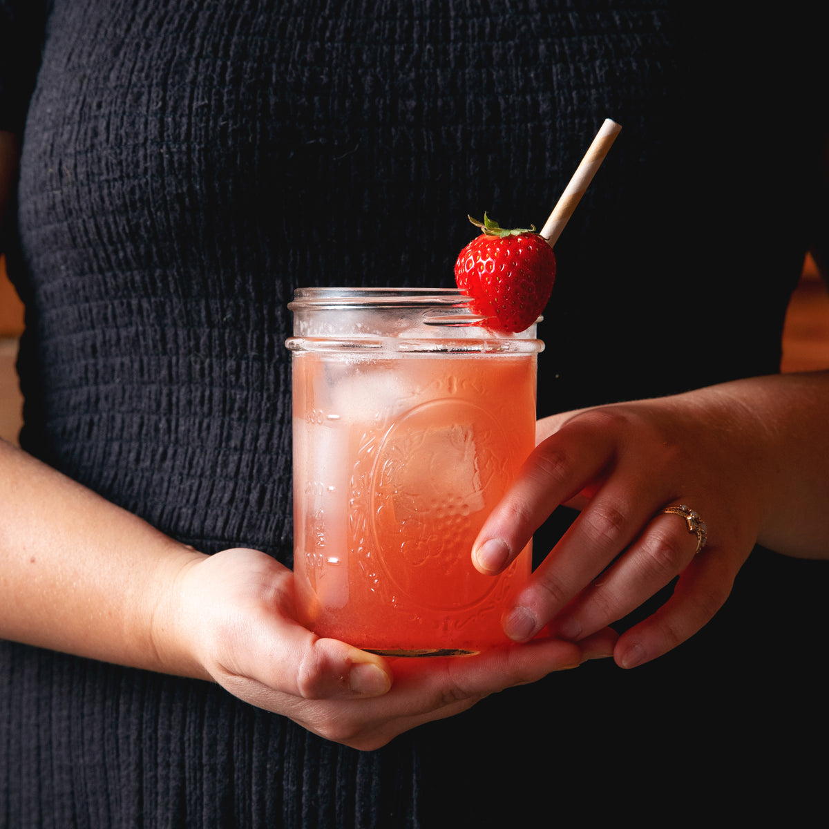 Strawberry with Wild Rose