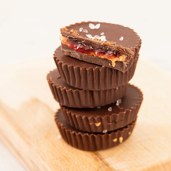 Vegan PB & J Cups