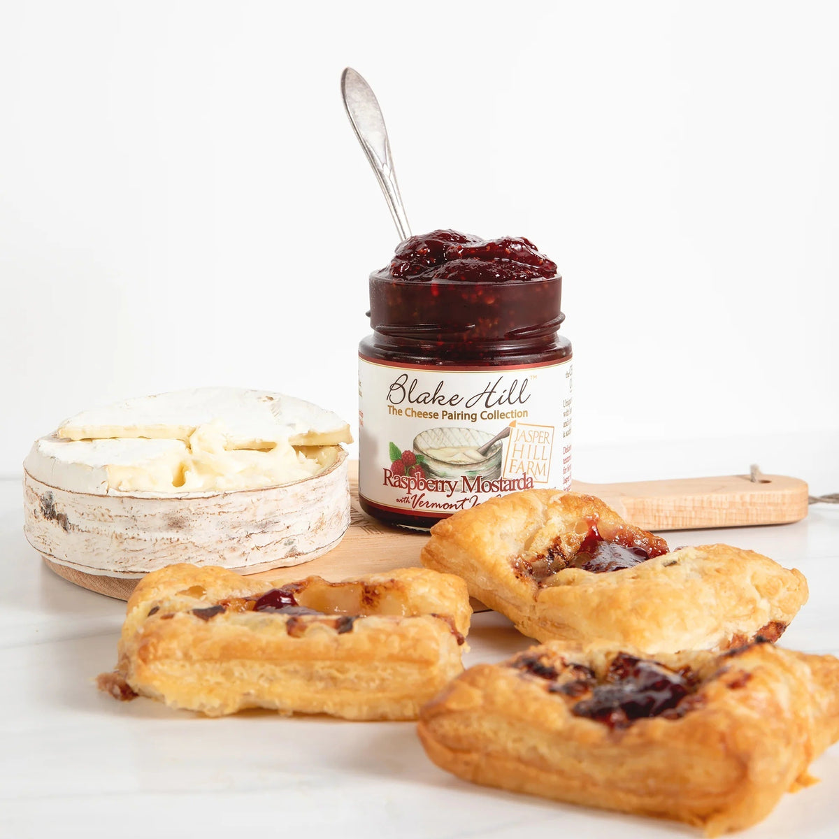 Raspberry Mostarda with Harbison Puff Pastry