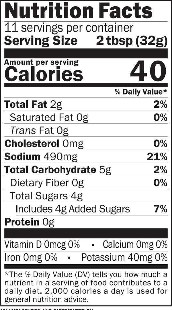 Nutrition Facts