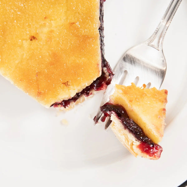 Black Currant & Lemon Zest Custard Pie