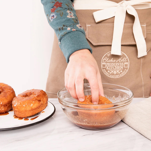 Apple Maple Glazed Doughnuts