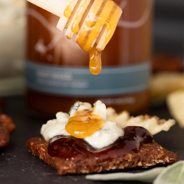 Spiced Plum & Bayley Hazen Cheese Board