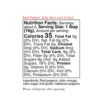 Bonnie's Red Pepper Jelly - Mini Jam 1.5 oz