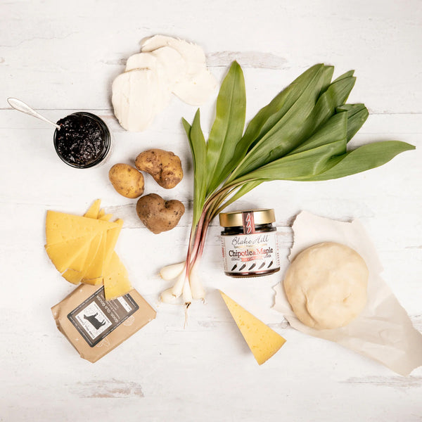 Chipotle Maple Pizza with Wild Ramps & Gouda