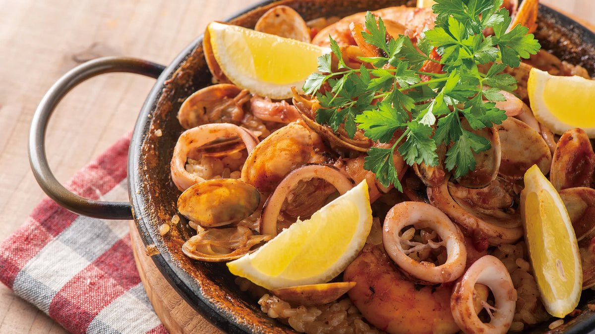 Kuze Fuku Paella with Vegetable Umami Dashi