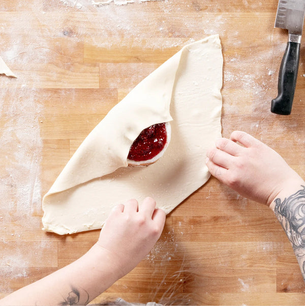 Baked Harbison with Raspberry Mostarda
